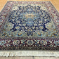Orientteppich handgeknüpft Nain mit Seide 145x103 cm