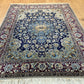 Orientteppich handgeknüpft Nain mit Seide 145x103 cm