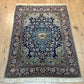 Orientteppich handgeknüpft Nain mit Seide 145x103 cm