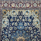 Orientteppich handgeknüpft Nain mit Seide 145x103 cm