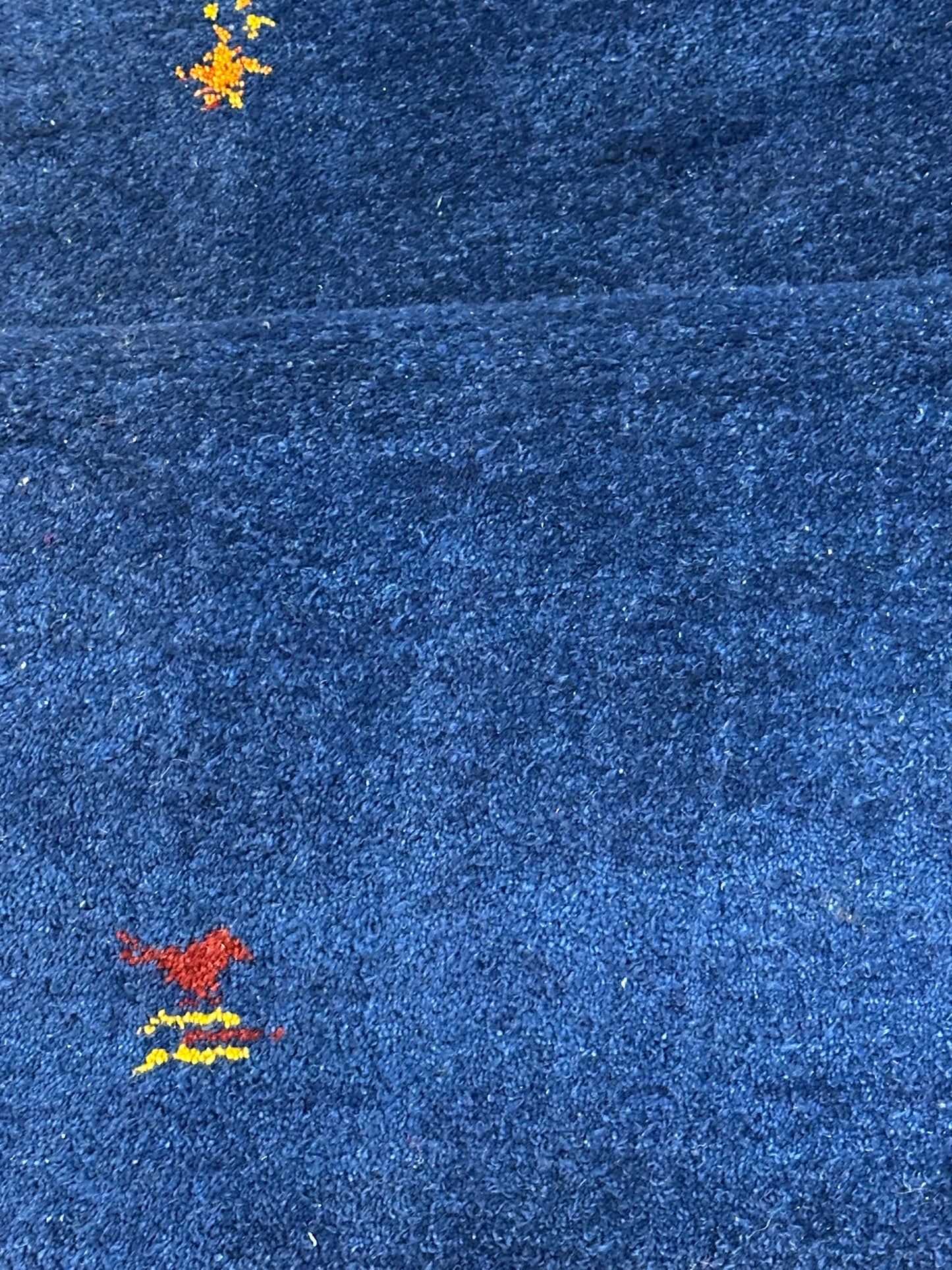 Handgeknüpfter Gabbeh Teppich Indien 180 x 118 cm
