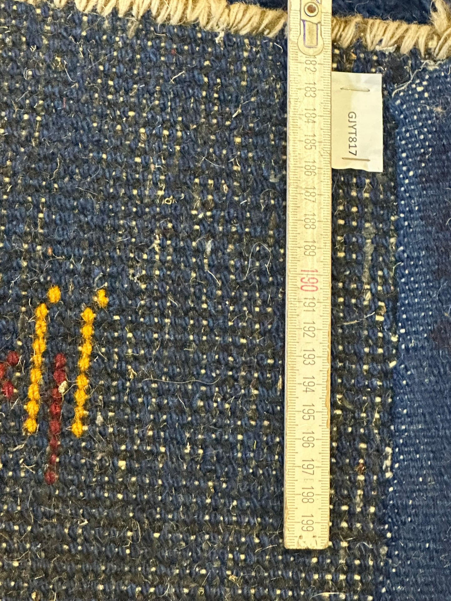 Handgeknüpfter Gabbeh Teppich Indien 180 x 118 cm
