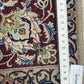 Orientteppich handgeknüpft Nain mit Seide 145x103 cm