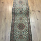 Orientteppich handgeknüpft Täbriz Läufer 300x70 cm