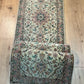 Orientteppich handgeknüpft Täbriz Läufer 300x70 cm