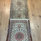 Orientteppich handgeknüpft Täbriz Läufer 300x70 cm