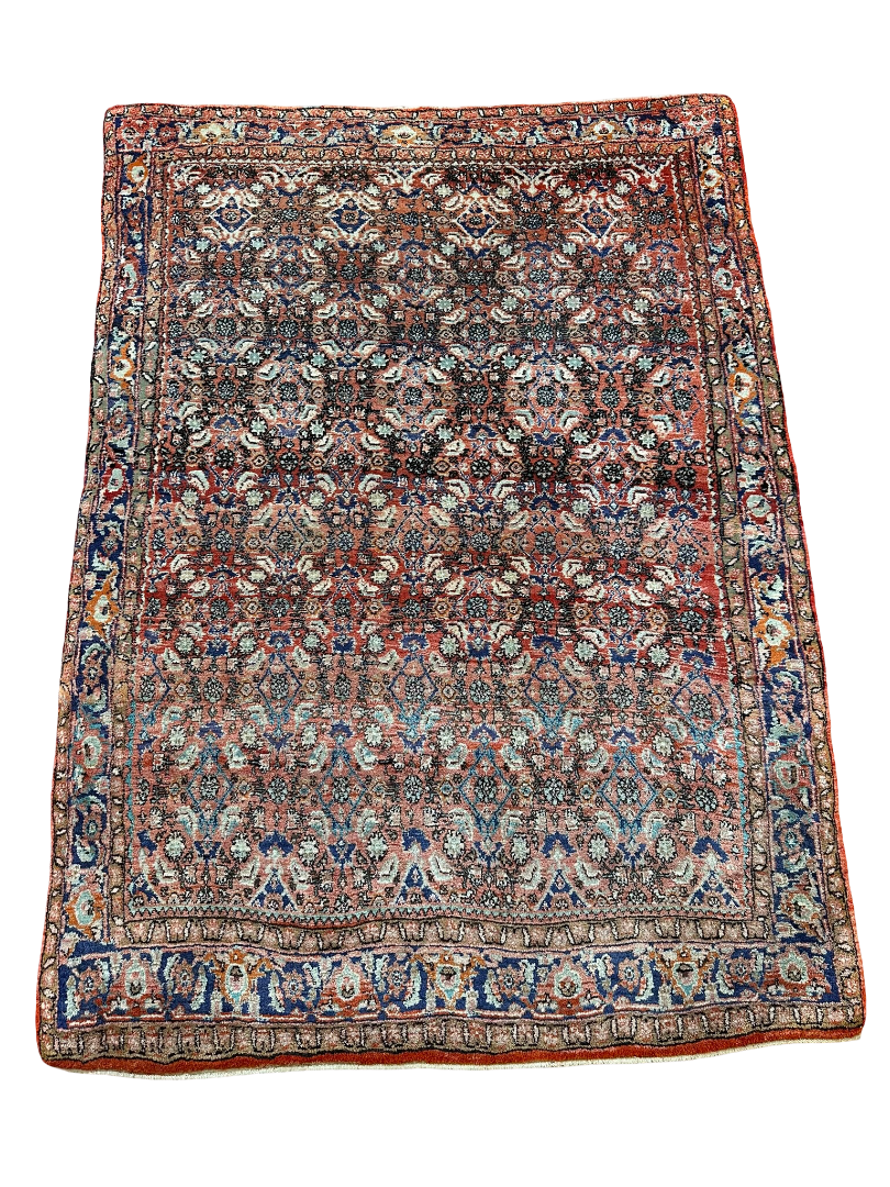Orientteppich handgeknüpft Bidjar 167x123 cm wolle