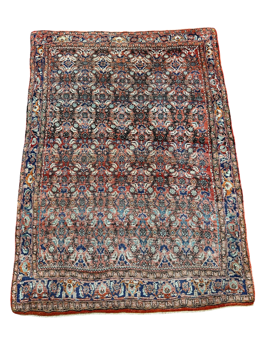 Orientteppich handgeknüpft Bidjar 167x123 cm wolle