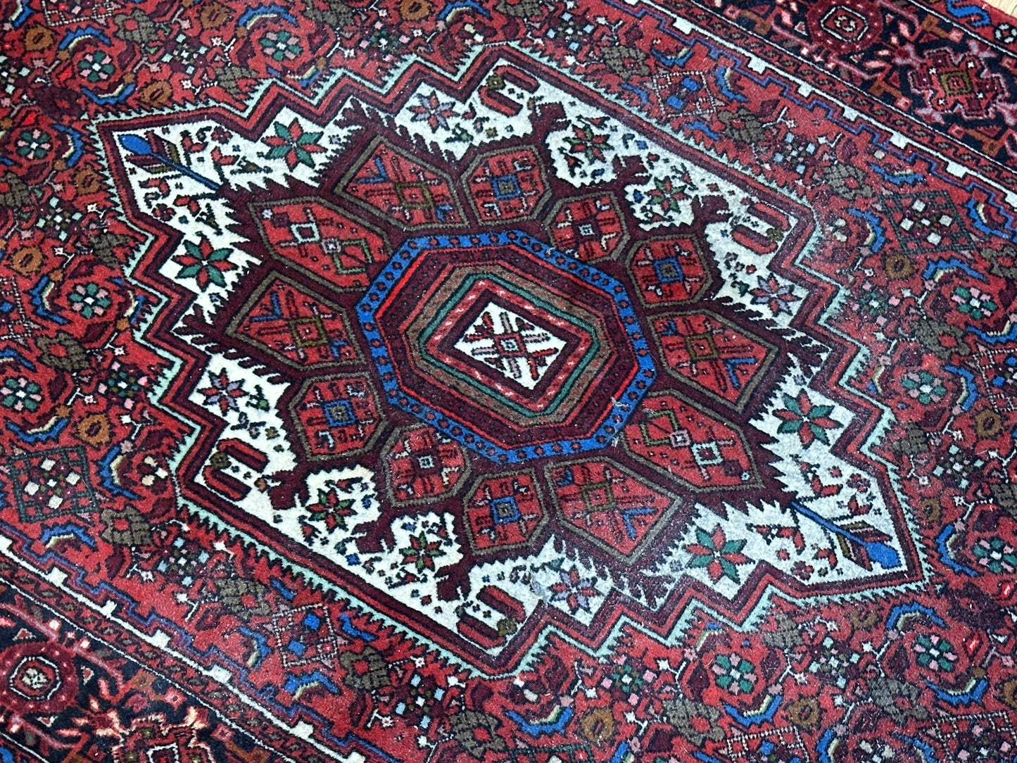 Orientteppich handgeknüpft Bidjar 153 x 100 cm