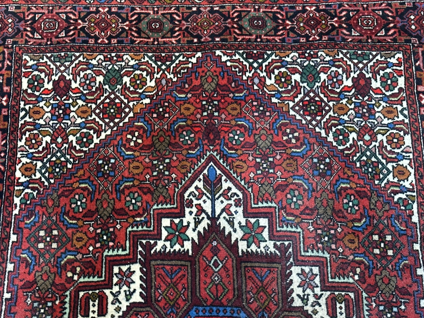 Orientteppich handgeknüpft Bidjar 153 x 100 cm