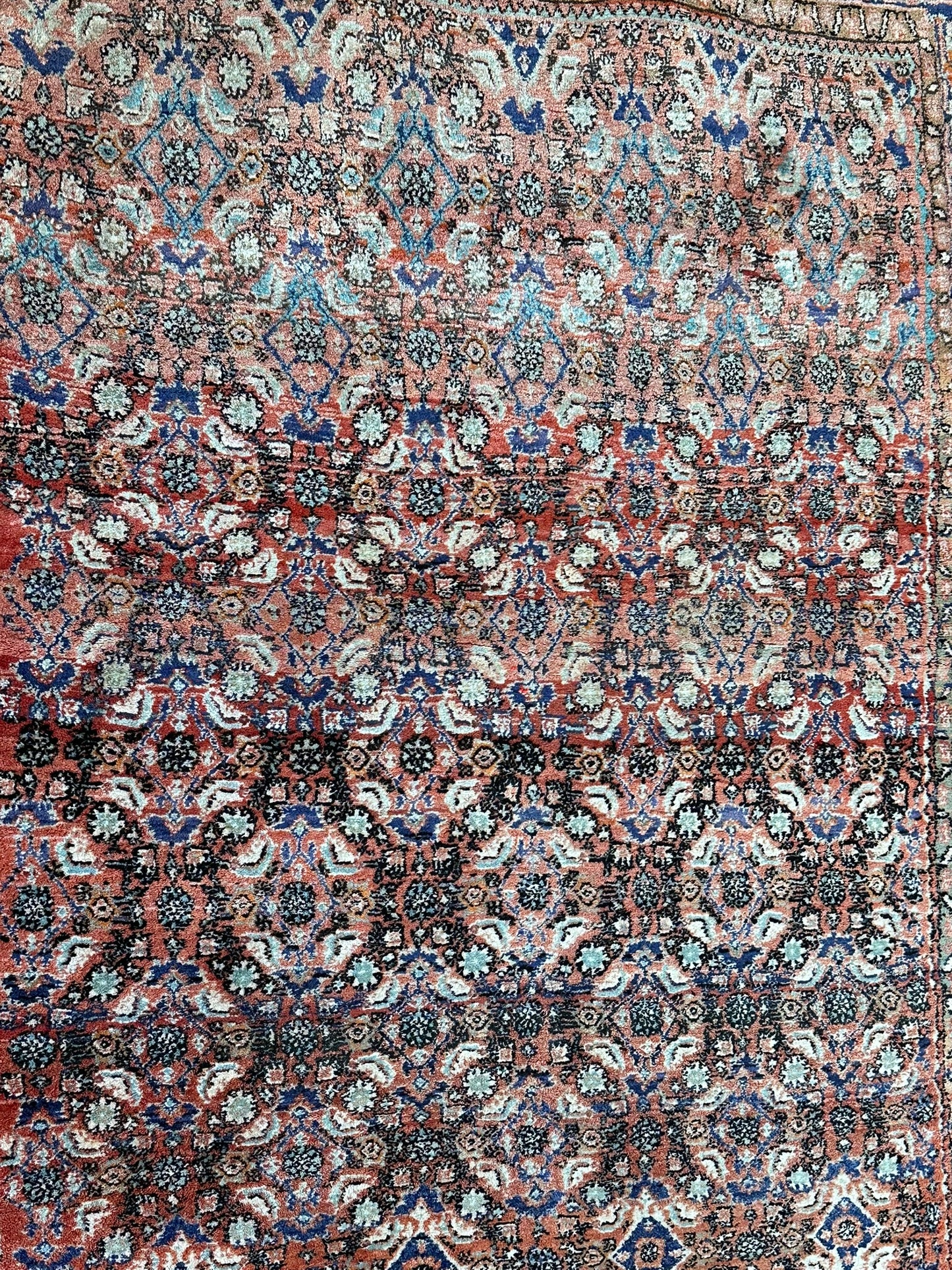Orientteppich handgeknüpft Bidjar 167x123 cm wolle