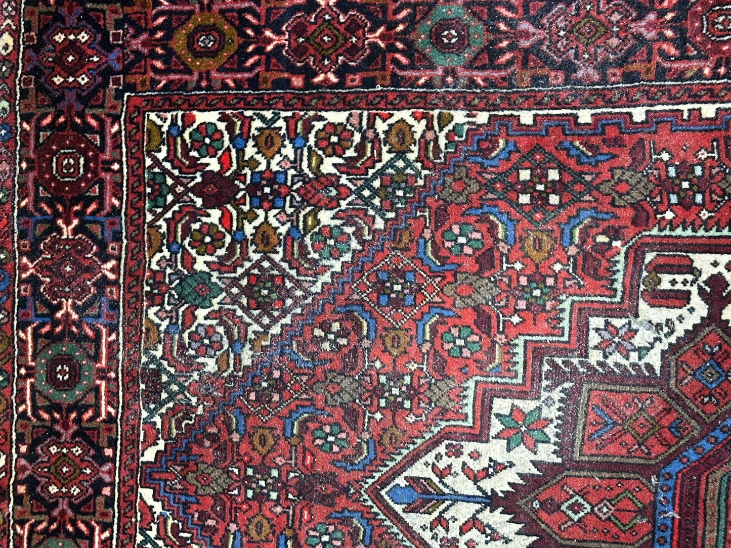 Orientteppich handgeknüpft Bidjar 153 x 100 cm