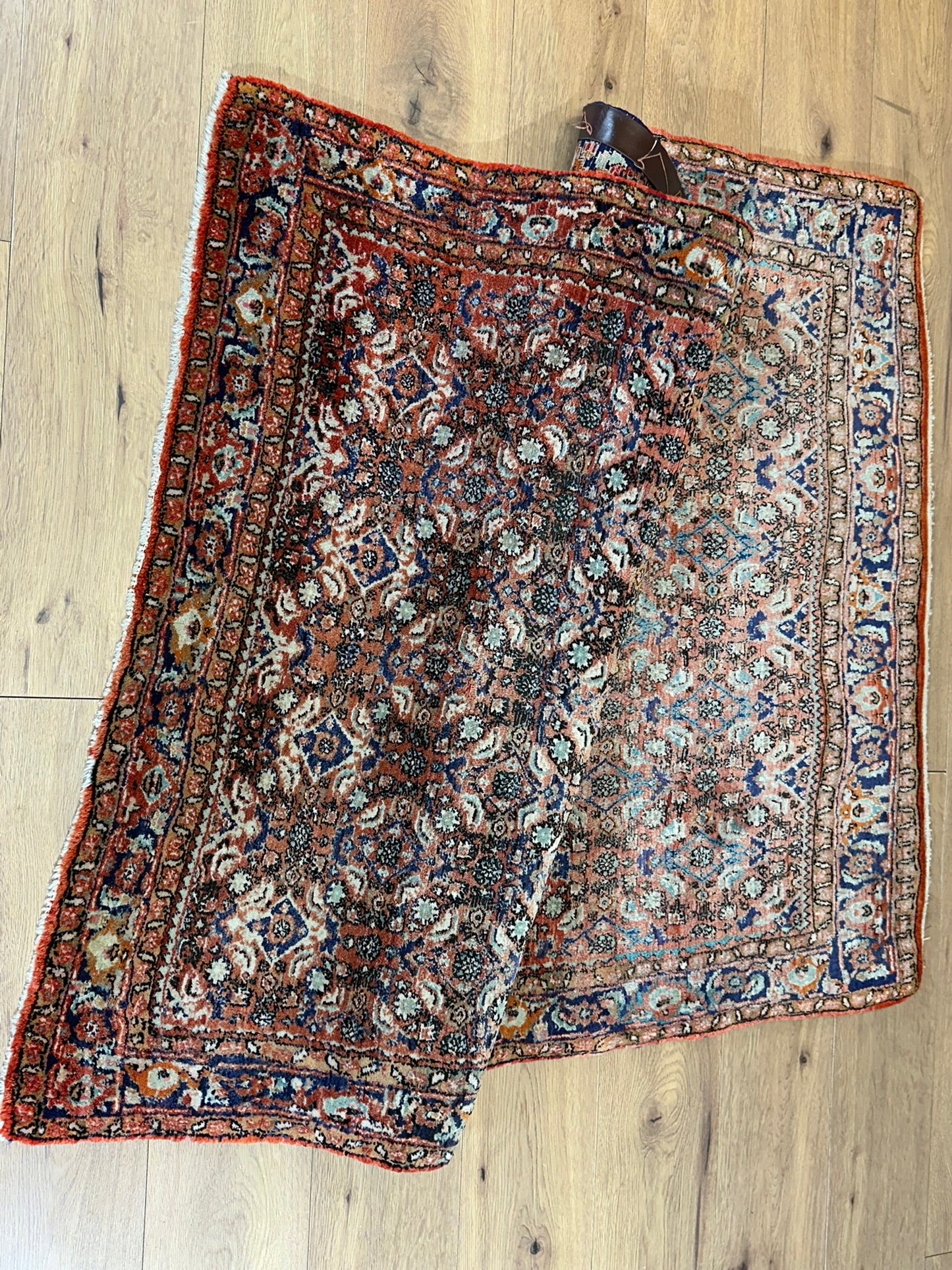 Orientteppich handgeknüpft Bidjar 167x123 cm wolle