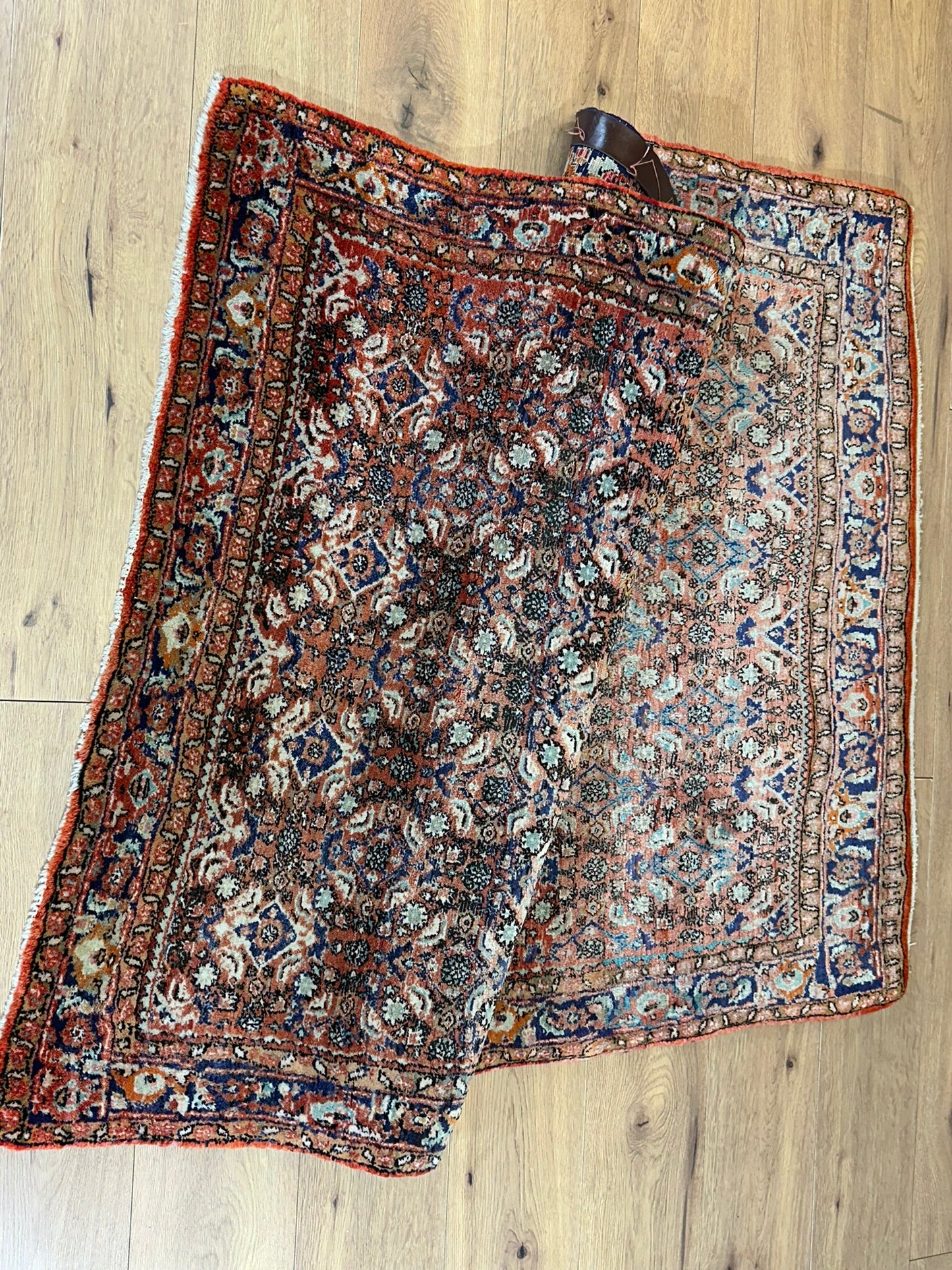 Orientteppich handgeknüpft Bidjar 167x123 cm wolle