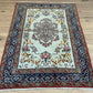 Orientteppich handgeknüpft Ghom 156x107 cm Korkwolle auf Seide