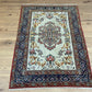 Orientteppich handgeknüpft Ghom 156x107 cm Korkwolle auf Seide