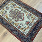 Orientteppich handgeknüpft Ghom 156x107 cm Korkwolle auf Seide