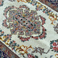 Orientteppich handgeknüpft Ghom 156x107 cm Korkwolle auf Seide