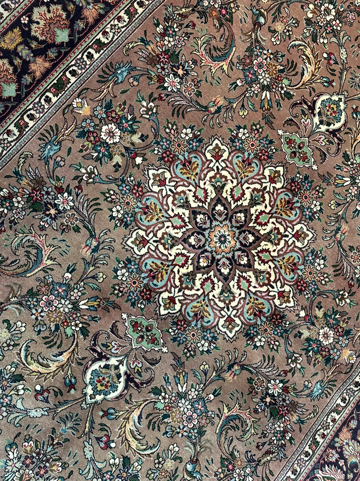 Orientteppich handgeknüpft Täbriz 200x146 cm