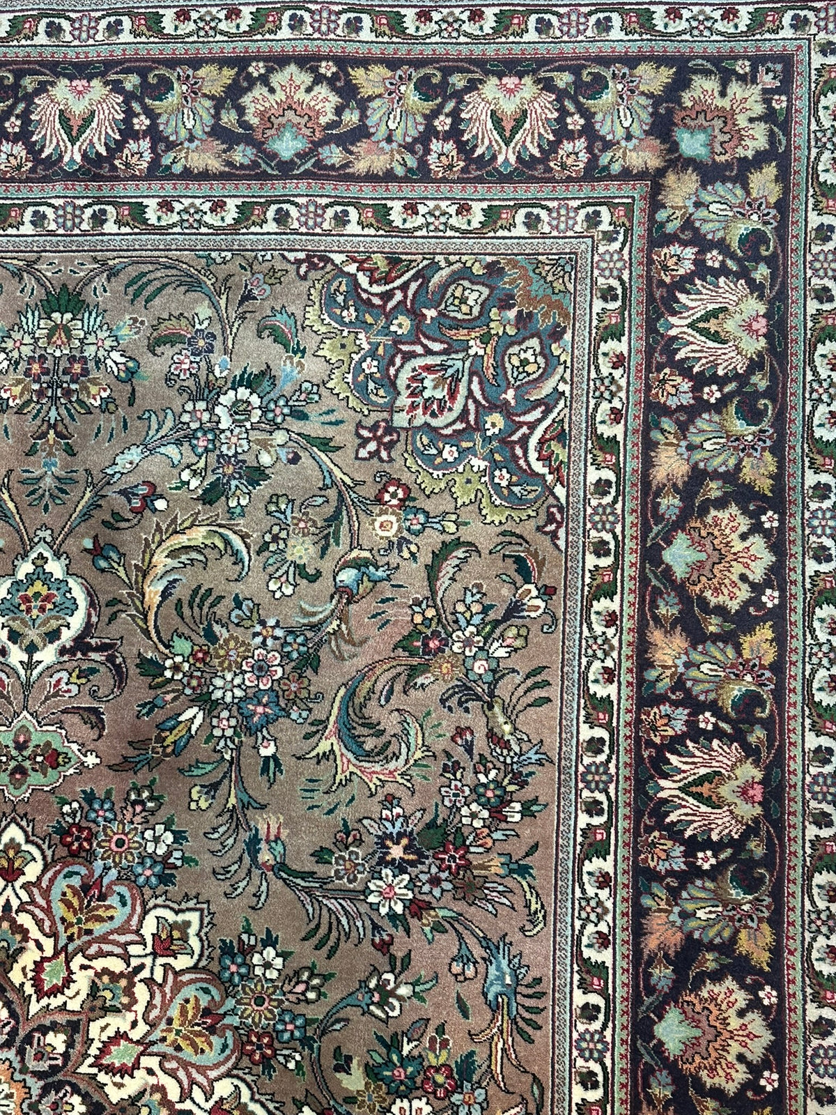 Orientteppich handgeknüpft Täbriz 200x146 cm
