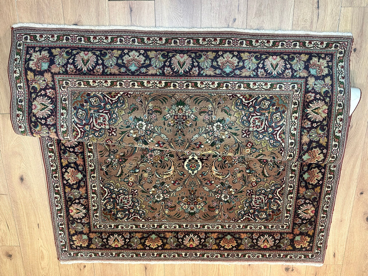 Orientteppich handgeknüpft Täbriz 200x146 cm