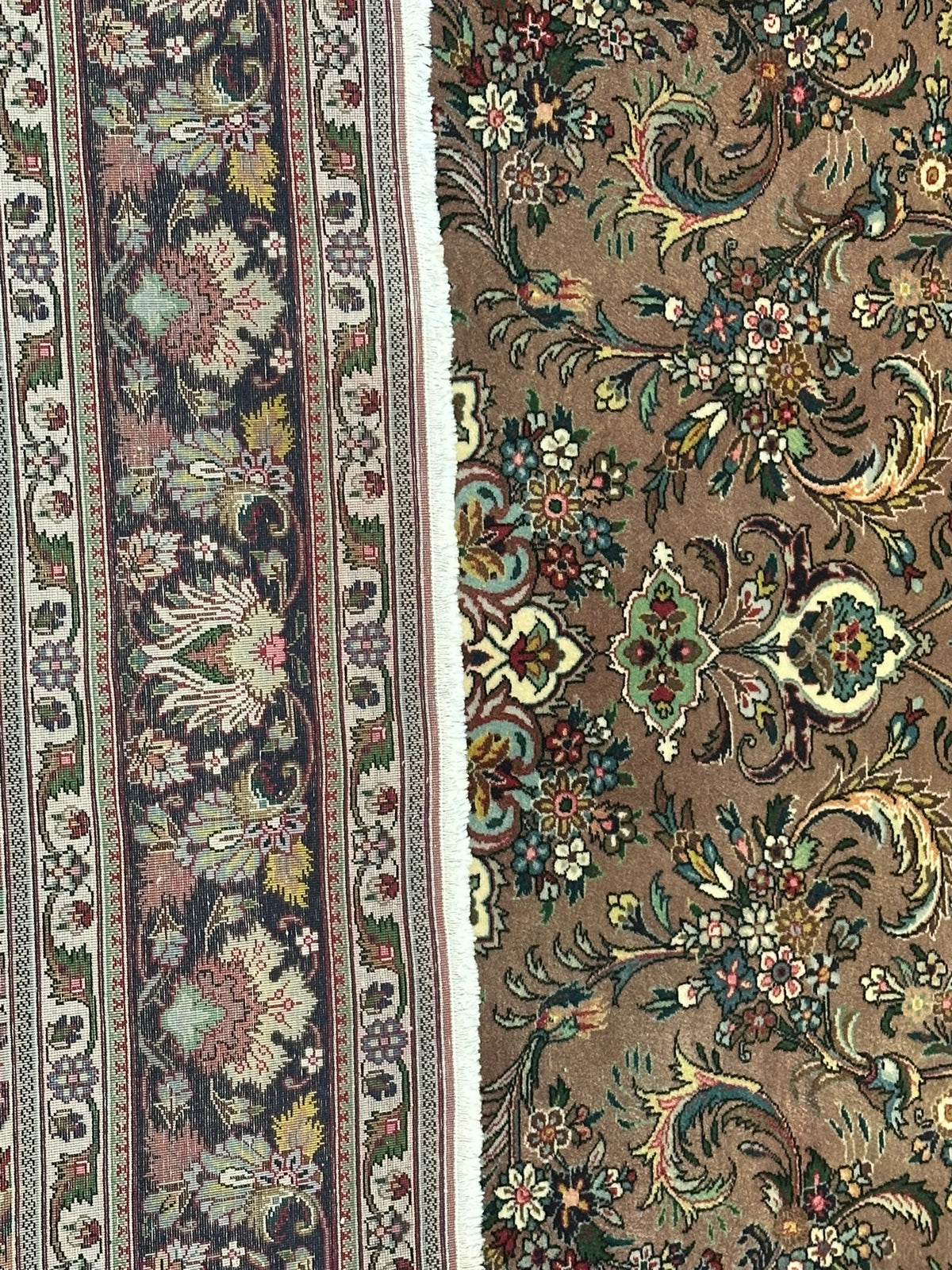Orientteppich handgeknüpft Täbriz 200x146 cm