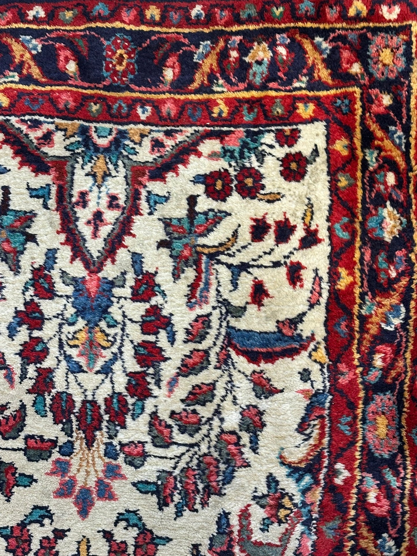 Orientteppich handgeknüpft Sarough Louvre 246x80 cm
