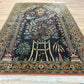 Orientteppich handgeknüpft Ghom Lebensbaum mit Seide 130x85 cm