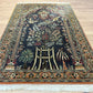 Orientteppich handgeknüpft Ghom Lebensbaum mit Seide 130x85 cm