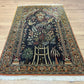 Orientteppich handgeknüpft Ghom Lebensbaum mit Seide 130x85 cm