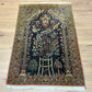 Orientteppich handgeknüpft Ghom Lebensbaum mit Seide 130x85 cm