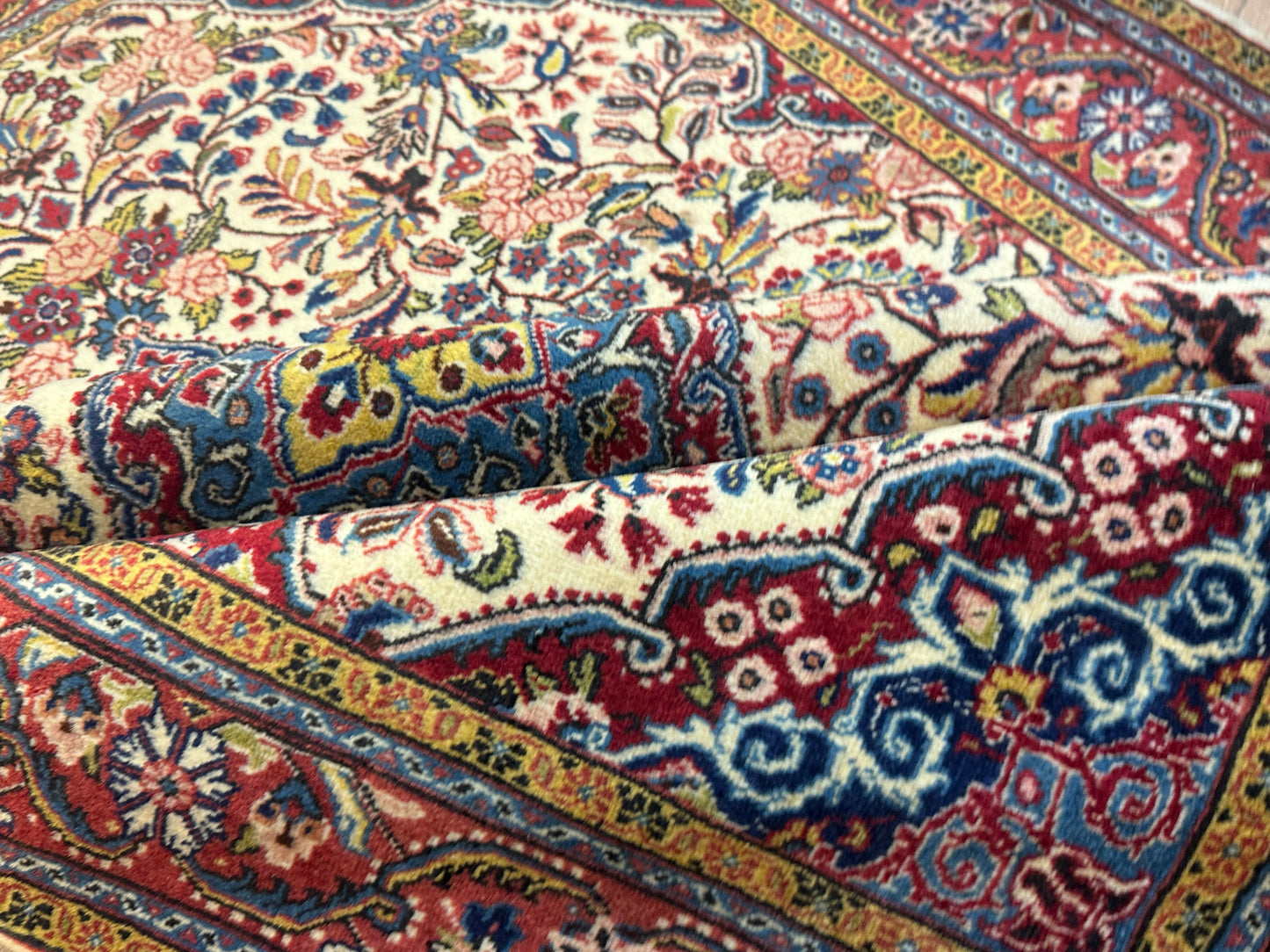 Handgeknüpfter Perser Orientteppich Malayer Sarouck 150x120 cm