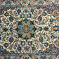 Orientteppich handgeknüpft Nain mit Seide 100x70 cm
