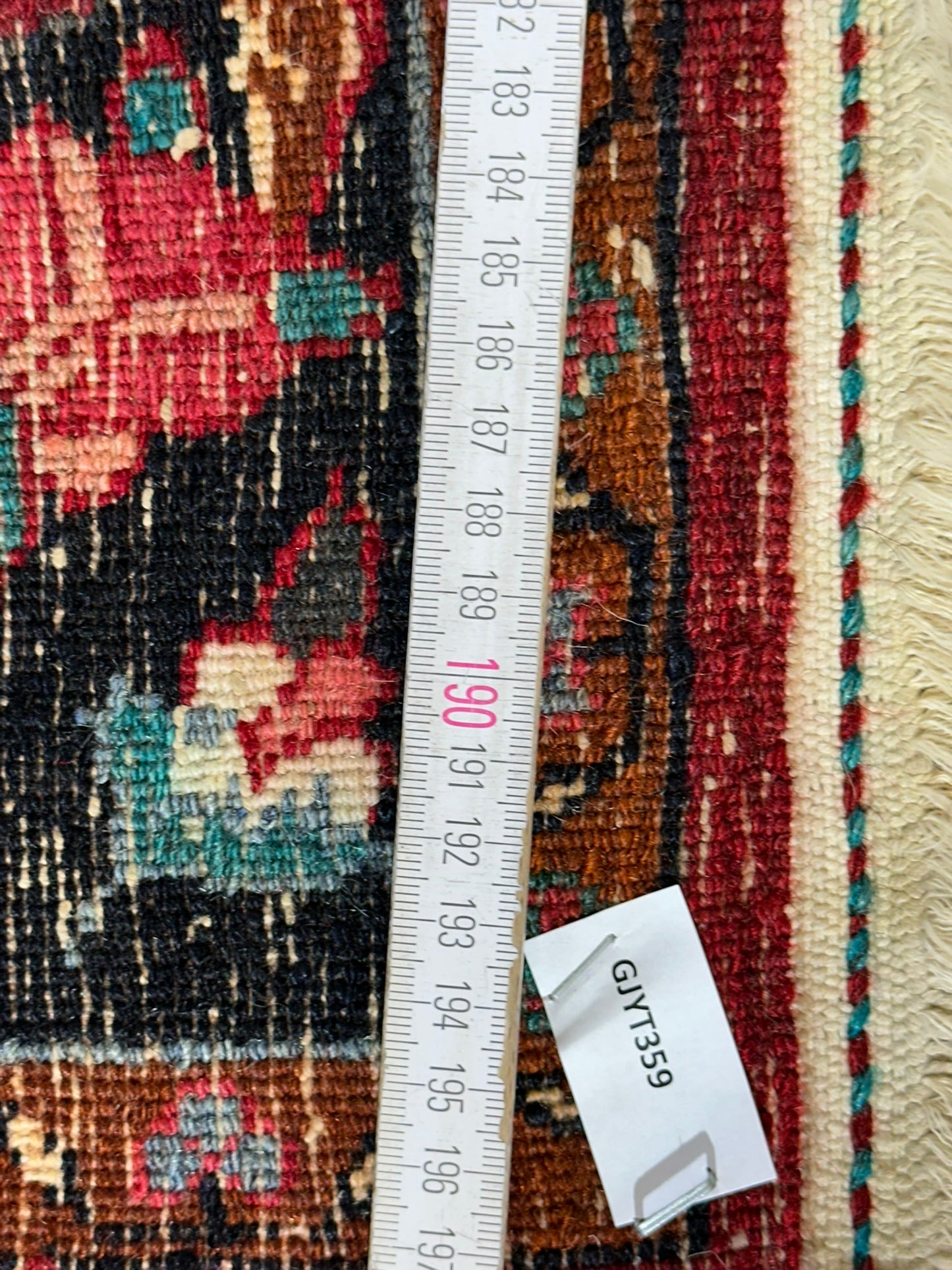 Orientteppich handgeknüpft Sarough Hamadan 224x130 cm