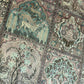 Handgeknüpfter Orientteppich Kaschmir Seide Felder 180x120 cm