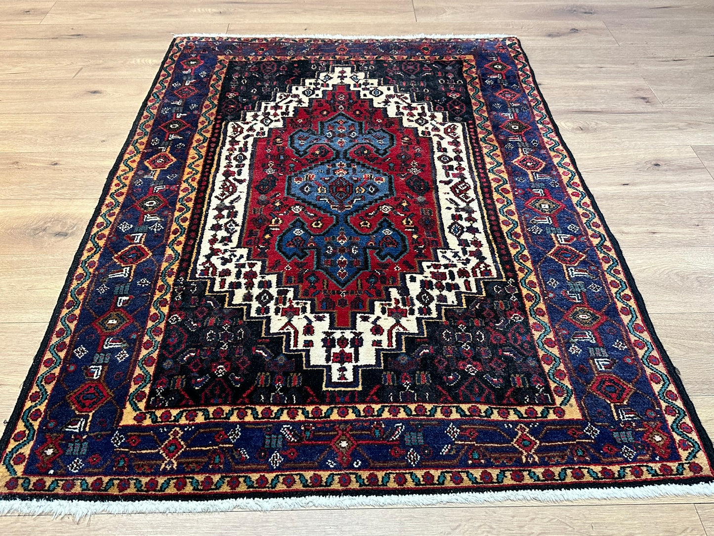 Orientteppich handgeknüpft Senneh Bidjar semi-antik 160x115 cm