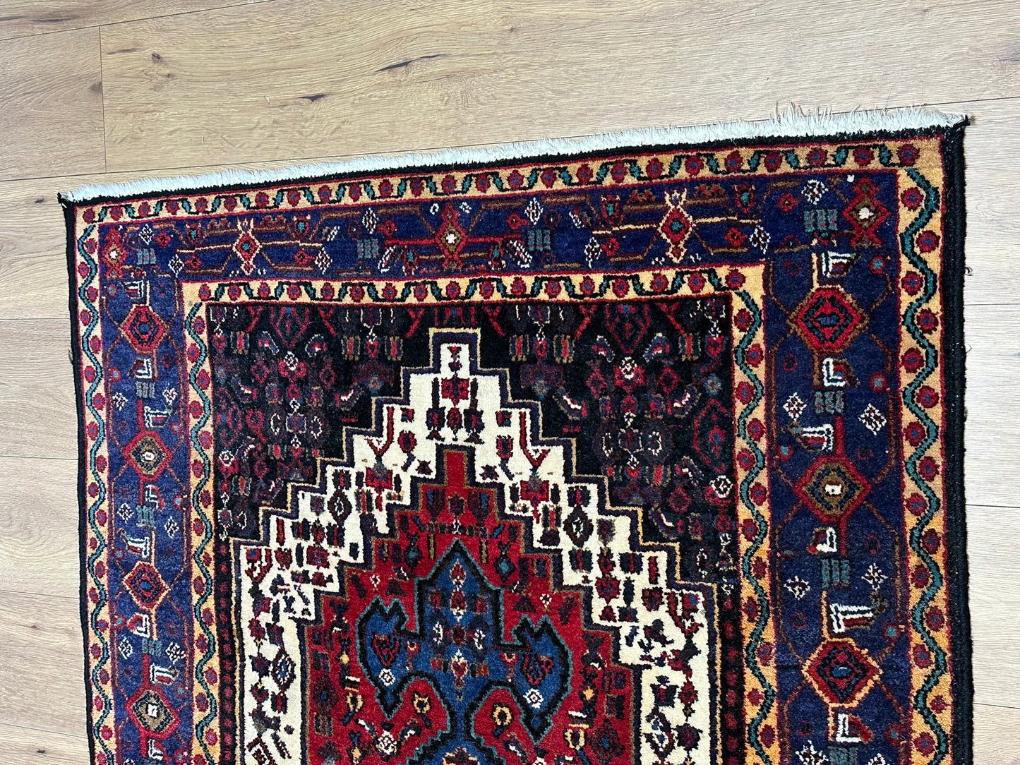 Orientteppich handgeknüpft Senneh Bidjar semi-antik 160x115 cm
