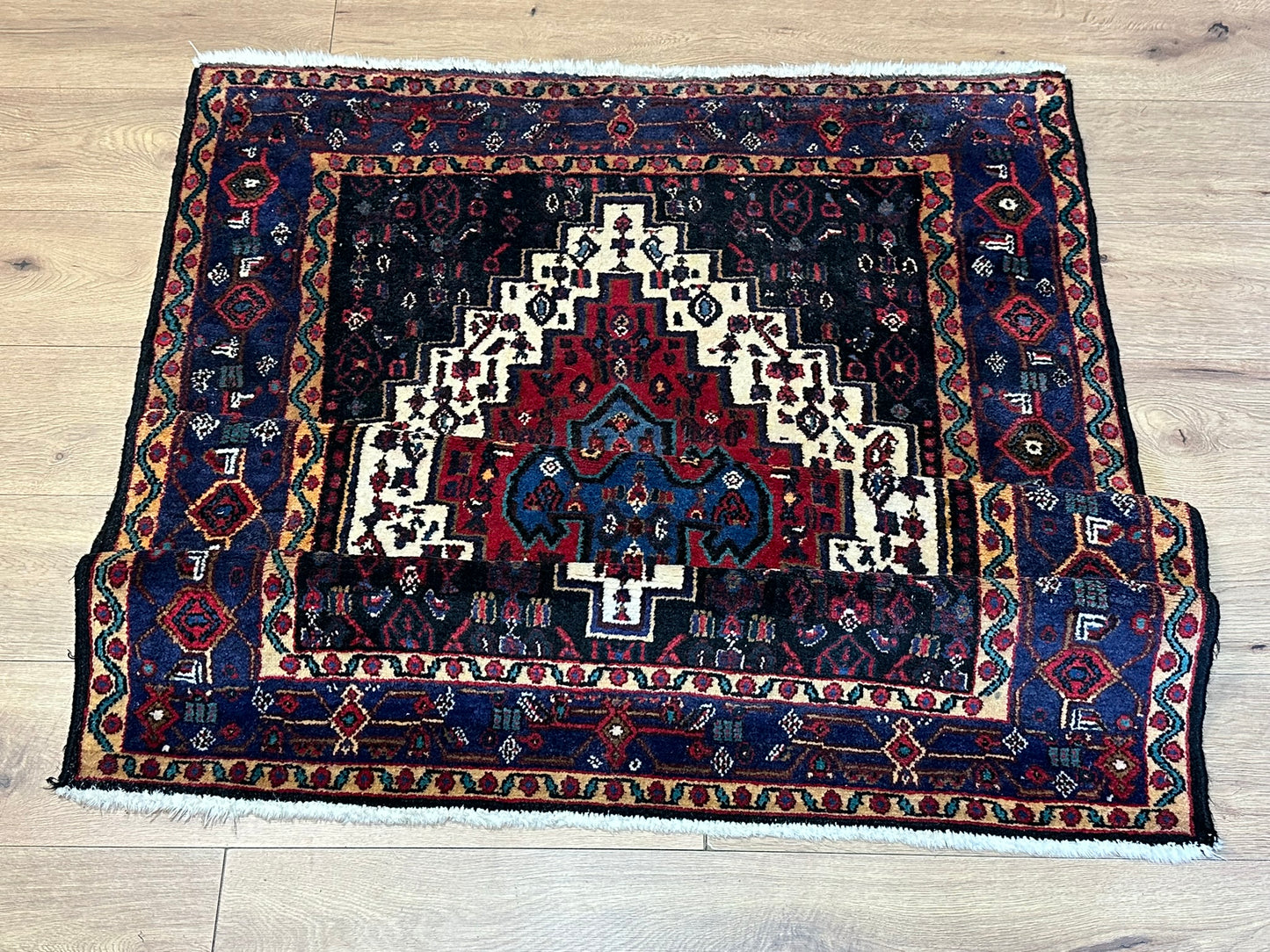 Orientteppich handgeknüpft Senneh Bidjar semi-antik 160x115 cm