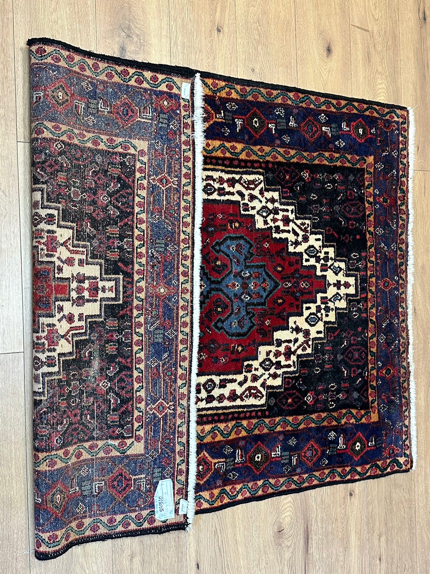 Orientteppich handgeknüpft Senneh Bidjar semi-antik 160x115 cm