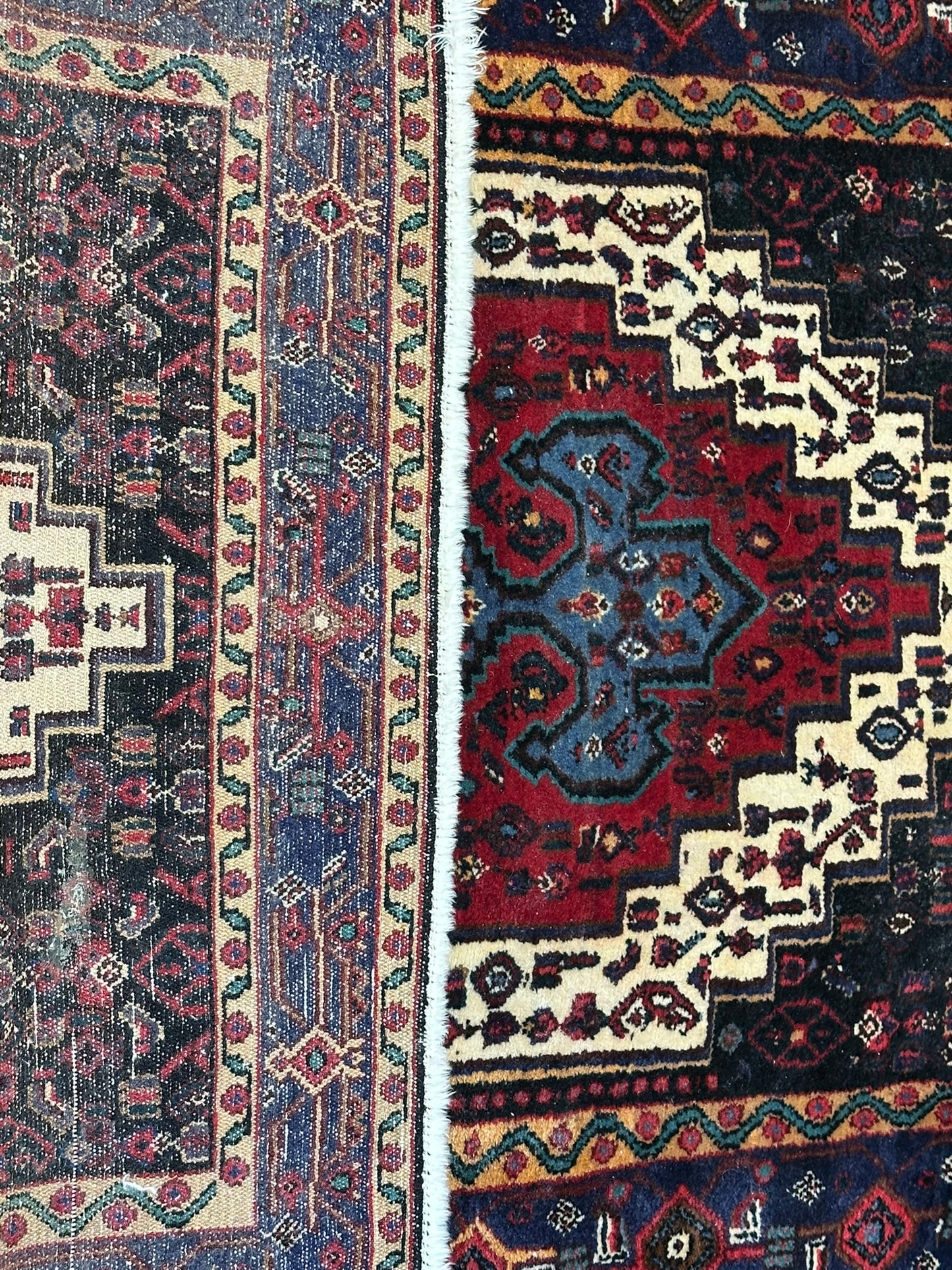 Orientteppich handgeknüpft Senneh Bidjar semi-antik 160x115 cm