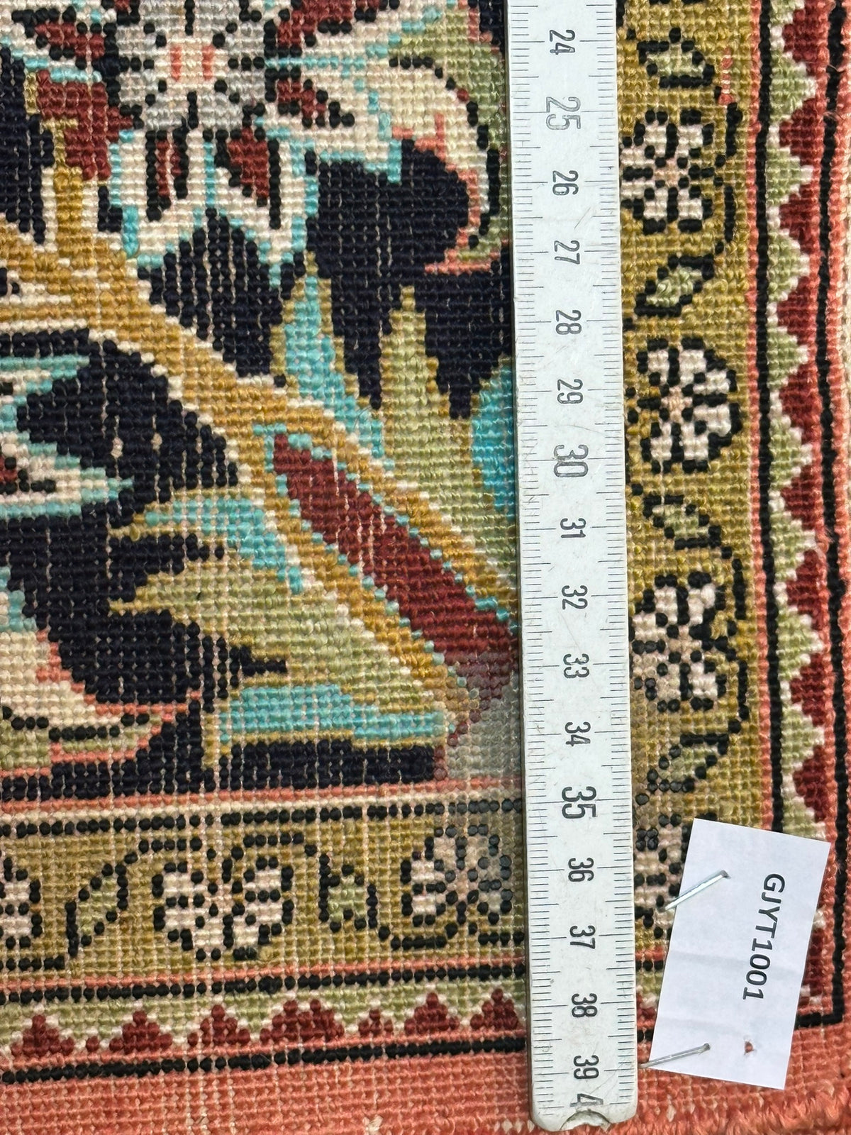 Orientteppich handgeknüpft Ghom 210x136 cm