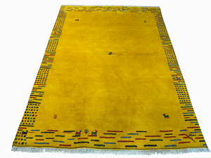 Orientteppich handgeknüpft Indian Gabbeh 235x170 cm