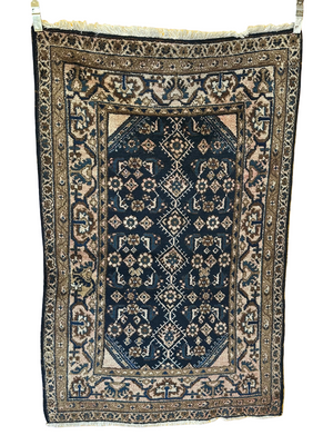 Antik Orientteppich handgeknüpft Malayer Naturfarben 165x105 cm