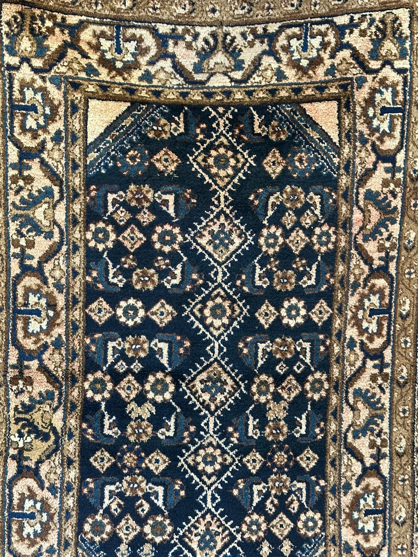 Antik Orientteppich handgeknüpft Malayer Naturfarben 165x105 cm