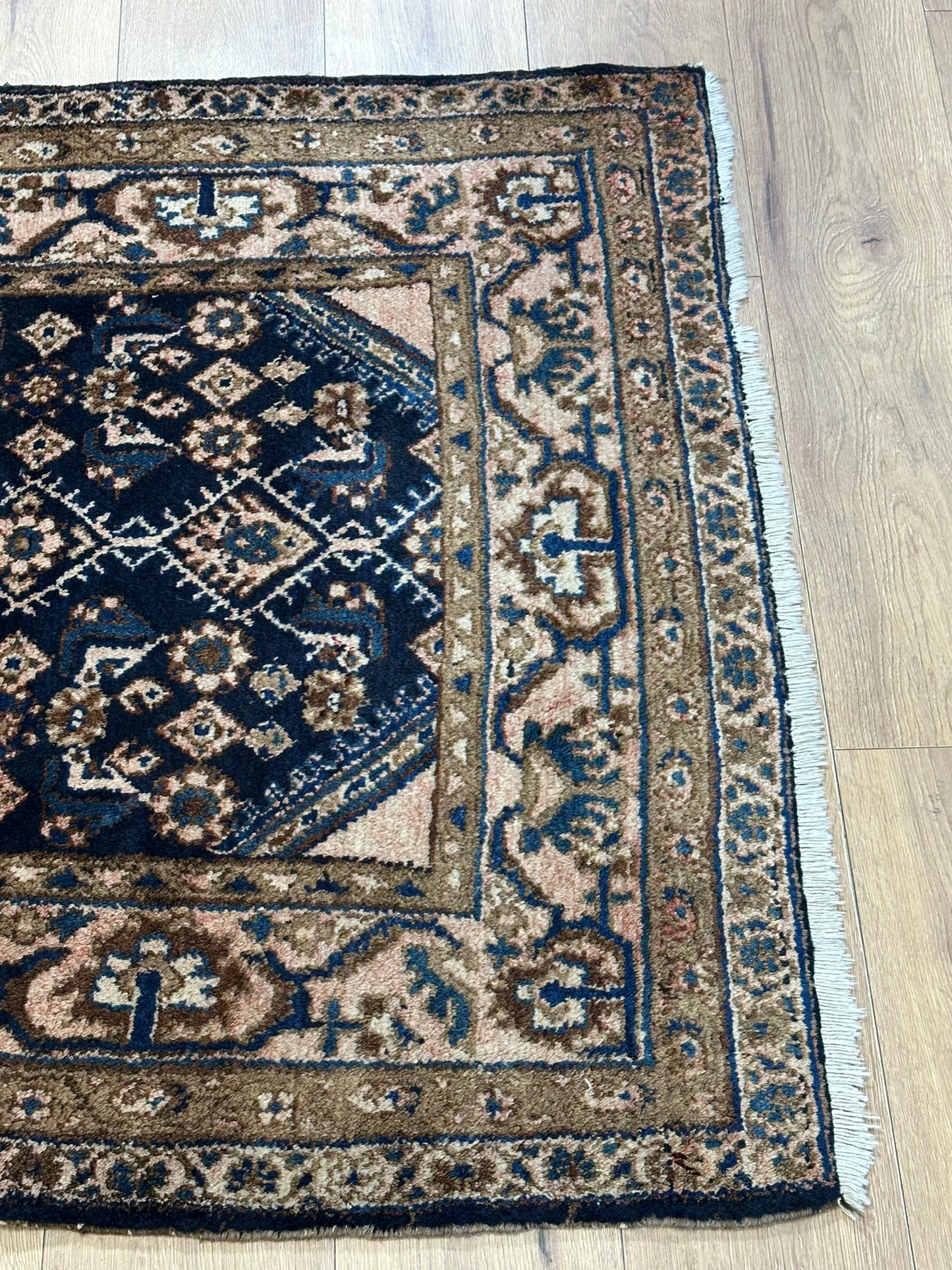 Antik Orientteppich handgeknüpft Malayer Naturfarben 165x105 cm