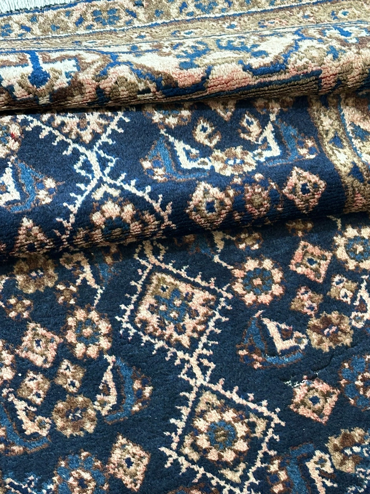 Antik Orientteppich handgeknüpft Malayer Naturfarben 165x105 cm