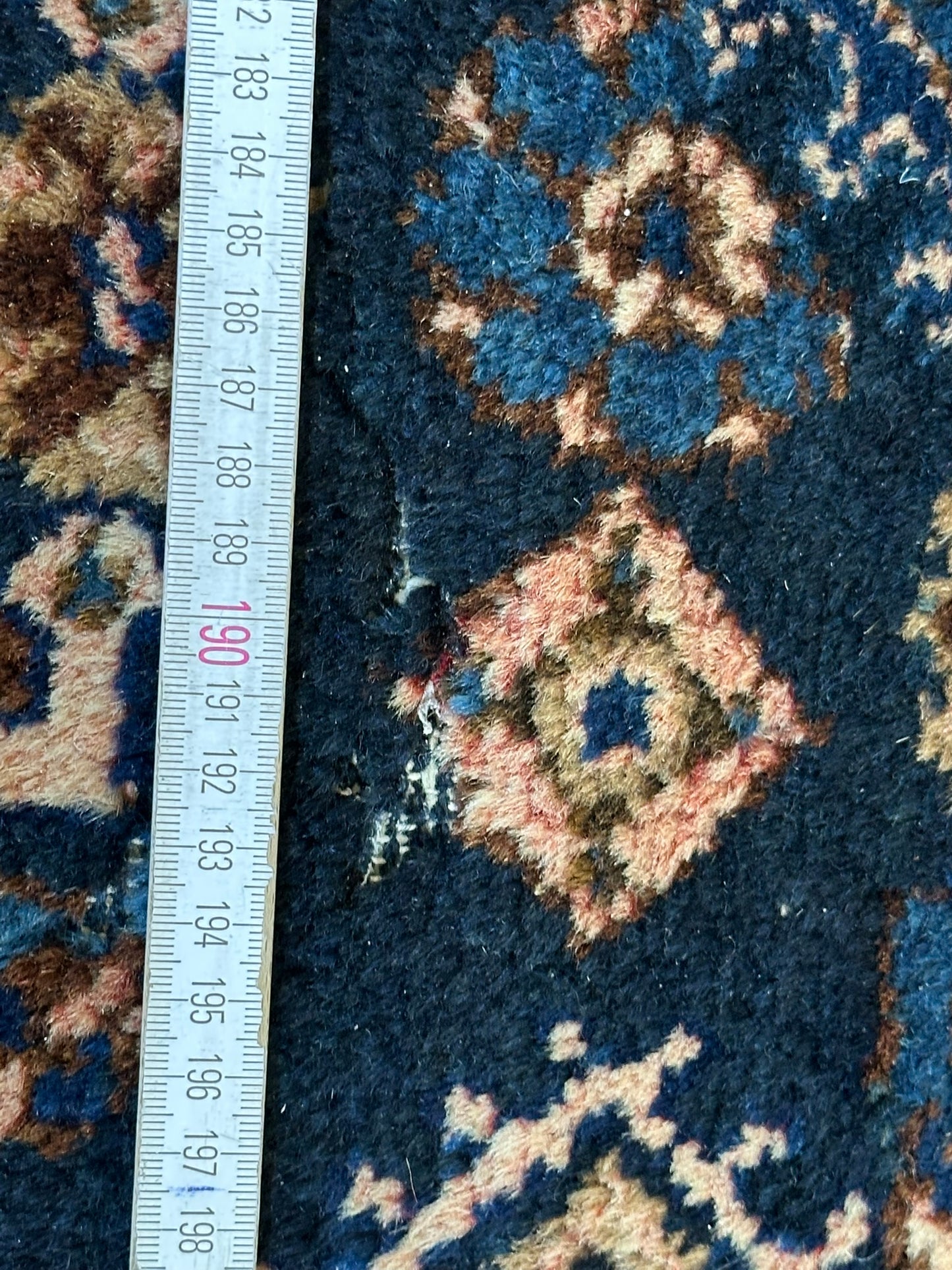 Antik Orientteppich handgeknüpft Malayer Naturfarben 165x105 cm