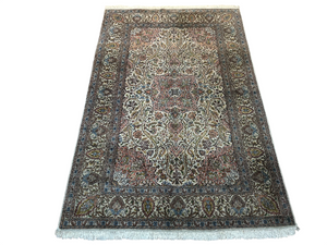 Orientteppich handgeknüpft Kaschmir Seide 190x125 cm