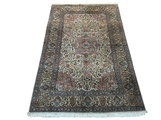 Orientteppich handgeknüpft Kaschmir Seide 190x125 cm