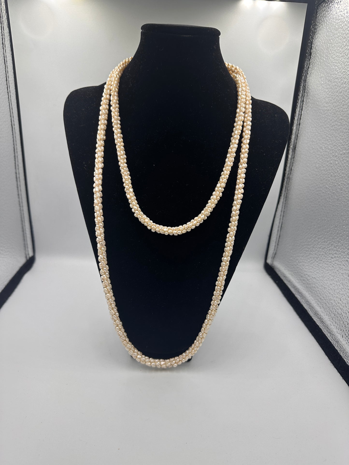 Lange Biwa-Perlenkette